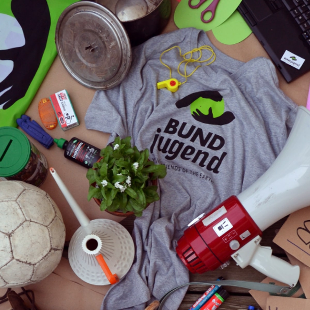 Umweltschutz-Items mit BUNDjugend T-Shirt